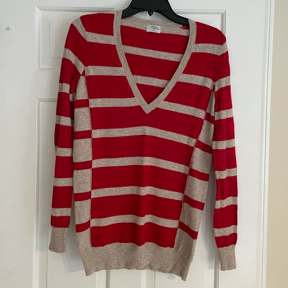 Red Striped Sweater